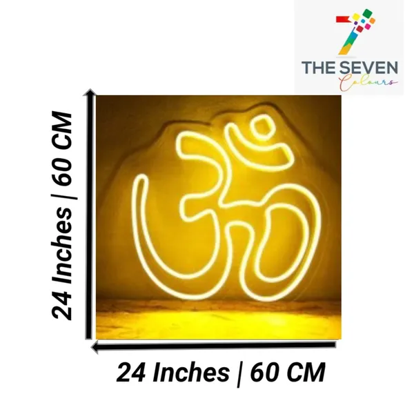 Multicolour_Beautiful_Om_Led_Neon_Sign_Wall_Decoration_|_Neon_Light_Wall_Decors_|_Led_Neon_Sign_Light_Decor_|_Om_Led_Neon_Light_|_Custom_Neon_Sign_|_Customized_Neon_Light(18_By_18_Inches)