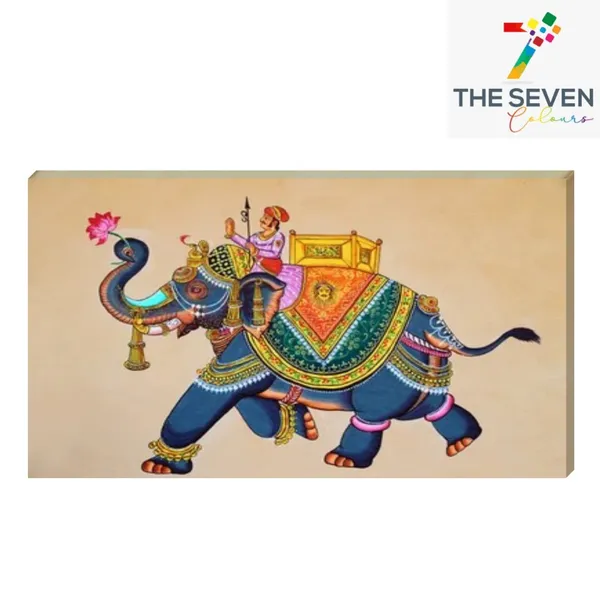 Multicolour_Beautiful_Madhubani_Paintings_Canvas_Rajasthani_Modern_Art_Home_Wall_Decor_Big_Large_Size_Paintings_For_Living_Room_(With_Frame)_(60_By_30_Inches_|_150_By_75_Cm)