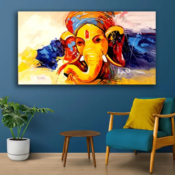 Multicolour_Beautiful_Lord_Ganesha_Wall_Painting_Frame_For_Temple_Room_Decors_|_Home_Temple_Decors_|_Ganpati_Lord_Ganesh_Ji_Wall_Decor_Frame_Large_Size_(Ready_To_Hang)_(48_By_24_Inches)