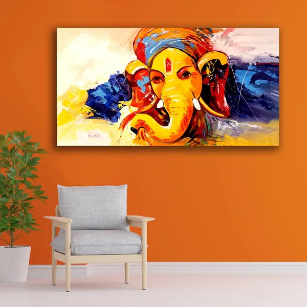 Multicolour_Beautiful_Lord_Ganesha_Wall_Painting_Frame_For_Temple_Room_Decors_|_Home_Temple_Decors_|_Ganpati_Lord_Ganesh_Ji_Wall_Decor_Frame_Large_Size_(Ready_To_Hang)_(48_By_24_Inches)