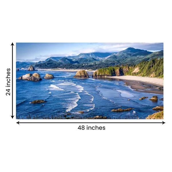 Multicolour_Beautiful_Rocky_Beaches_Canvas_Painting_Wall_Frame_Wall_Decor_For_Living_Room,_Modern_Art_Painting_(Ready_To_Hang)_(48_By_24_Inches)
