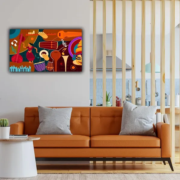 Multicolour_Beautiful_Canvas_Paintings_Musical_Collage_Abstract_Modern_Art_Frame_Large_Size_For_Living_Room_|_Bedroom_(With_Wooden_Frame)_(60_By_30_Inches)