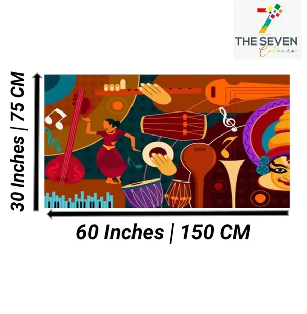 Multicolour_Beautiful_Canvas_Paintings_Musical_Collage_Abstract_Modern_Art_Frame_Large_Size_For_Living_Room_|_Bedroom_(With_Wooden_Frame)_(60_By_30_Inches)