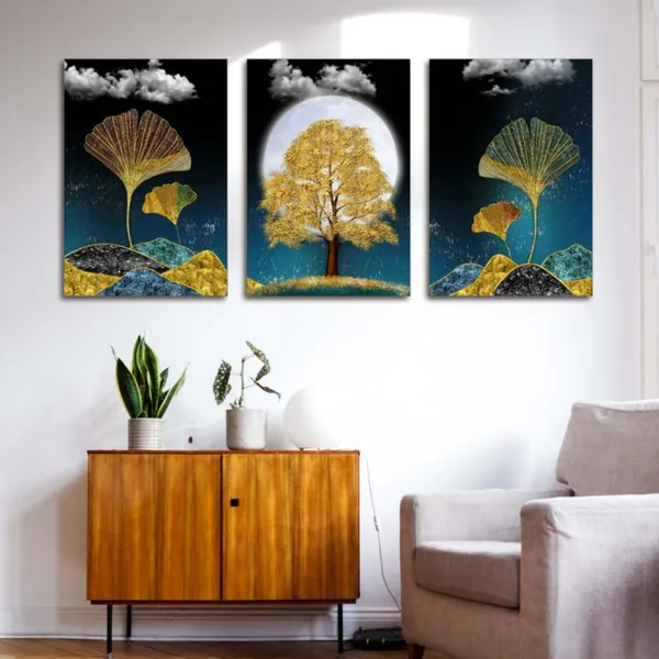 Multicolour_Landscape_Paintings_Modern_Art_Wall_Decor_|_Canvas_Painting_Wall_Frame_Wall_Decor_For_Living_Room,Modern_Wall_Art_Painting_(Ready_To_Hang)_(36_By_18_Inches)_(Set_Of_3)
