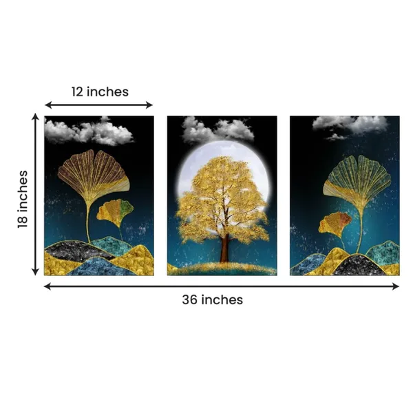 Multicolour_Landscape_Paintings_Modern_Art_Wall_Decor_|_Canvas_Painting_Wall_Frame_Wall_Decor_For_Living_Room,Modern_Wall_Art_Painting_(Ready_To_Hang)_(36_By_18_Inches)_(Set_Of_3)