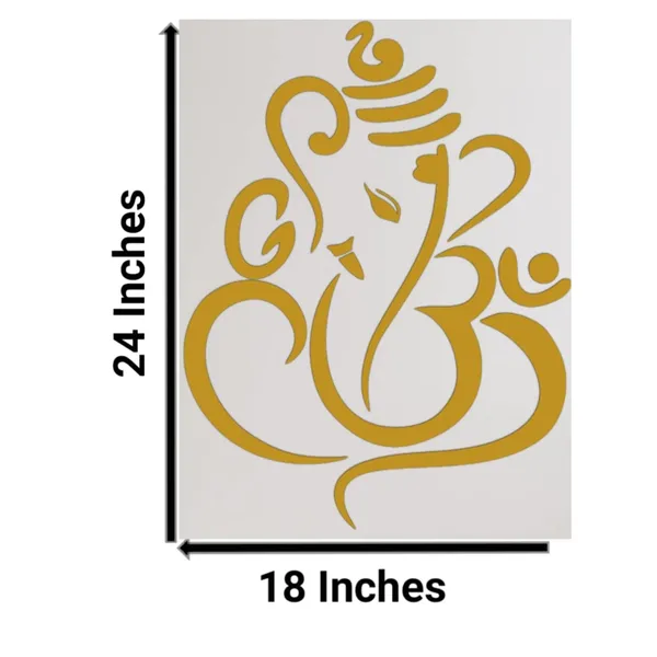 Golden_Beautiful_Ganesha_3D_Golden_Acrylic_Design_Ganesha_Self_Adhesive_3D_For_Wall_Decors_(18_By_24_Inches)