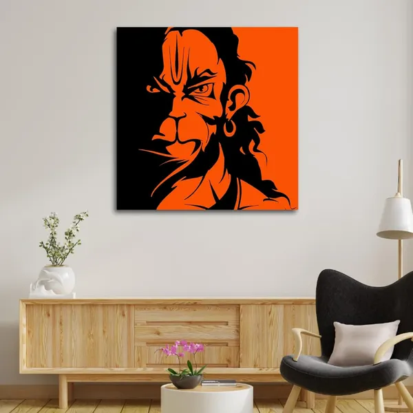 Multicolour_Lord_Hanuman_Painting_Canvas_Wall_Frame_Wall_Decor_|_Canvas_Painting_|_Hanuman_Ji_Painting_Wall_Frame_|_Temple_Decor_(Ready_To_Hang)_(24_By_24_Inches)