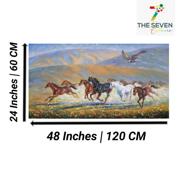 Multicolour_Beautiful_Running_Seven_Vastu_Horses_Painting_Frame_For_Living_Room_Wall_Decoration_Big_Large_Size_Canvas_Paintings_For_Home_Decoration_|_Bedroom_|_Gifts_(48_By_24_Inches)