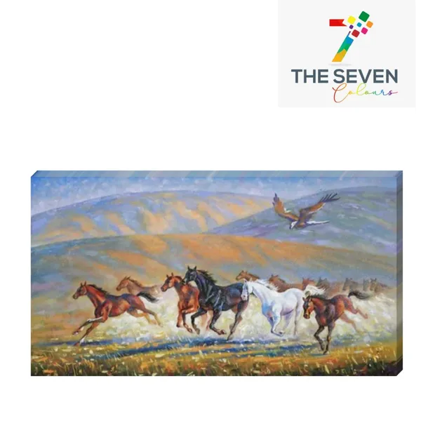 Multicolour_Beautiful_Running_Seven_Vastu_Horses_Painting_Frame_For_Living_Room_Wall_Decoration_Big_Large_Size_Canvas_Paintings_For_Home_Decoration_|_Bedroom_|_Gifts_(48_By_24_Inches)