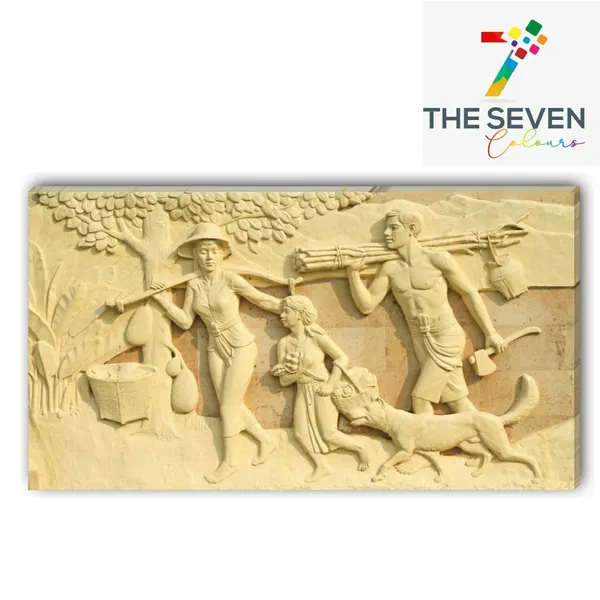 Multicolour_3D_Canvas_Paintings_Miniature_Art_A_Farmer_Family_Beautiful_Modern_Wall_Art_Decor_Big_Large_Size_Painting_Frame_For_Living_Room_(With_Frame)_(48_By_24_Inches_|_120_By_60_Cm)
