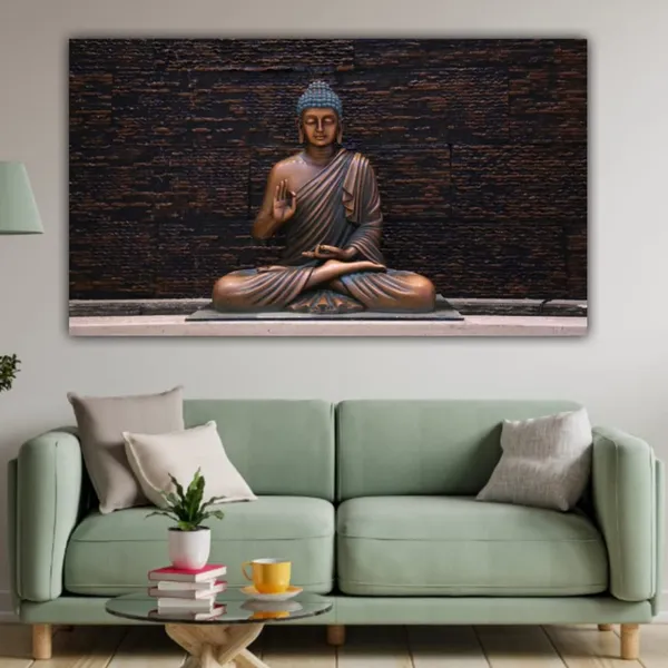 Multicolour_Beautiful_Buddha_Painting_Abstract_Art_Canvas_Wall_Art_For_Living_Room_Big_Size_(With_Wooden_Framing)_(60_By_30_Inches)