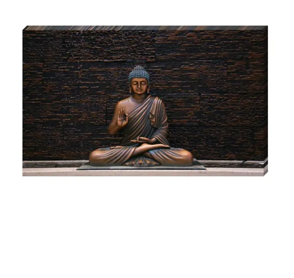Multicolour_Beautiful_Buddha_Painting_Abstract_Art_Canvas_Wall_Art_For_Living_Room_Big_Size_(With_Wooden_Framing)_(60_By_30_Inches)