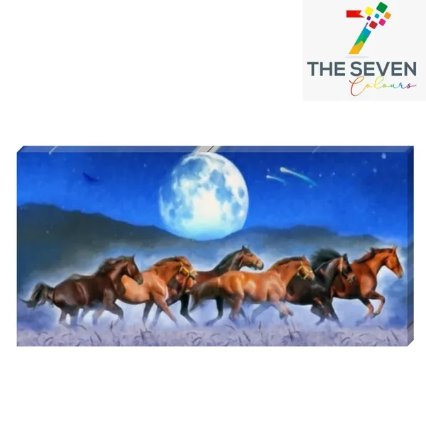 Multicolour_Beautiful_Vastu_Seven_Running_Horses_Painting_Frame_For_Living_Room_Wall_Decoration_Big_Large_Size_Canvas_Modern_Wall_Arts_For_Home_Decoration_|_Bedroom_(48_By_24_Inches)