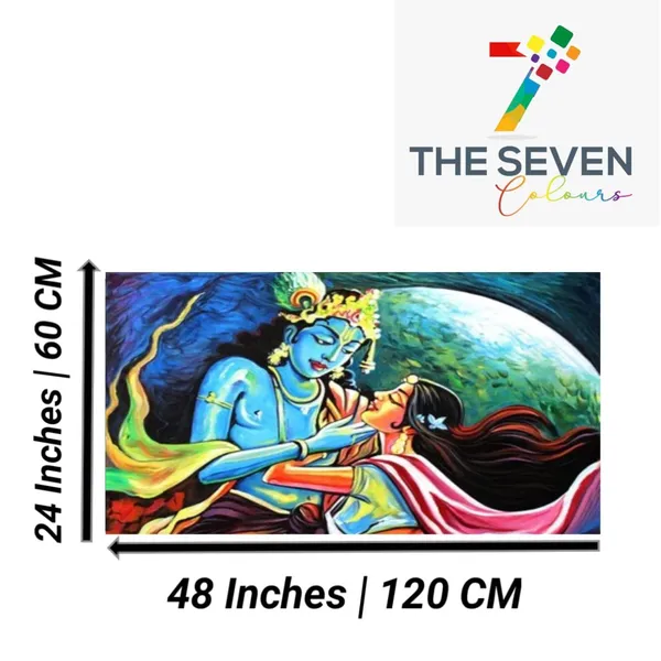 Multicolour_Beautiful_Canvas_Madhubani_Radha_Krishna_Painting_With_Frame_For_Living_Room_Wall_Decor_Big_Size_Large_Photo_Home_Decoration_|_Bedroom|_Gifts_(48X24_Inches_|_120X60_Cm)