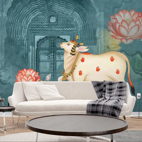 Multicolour_Premium_Cow_Artful_Wallpaper_For_Living_Room,_Bedroom_|_Self_Adhesive_Just_Peel_And_Stick_Wallppaer_For_Office_Wall_Decors_|_Flower_Wallpaper_(6X8_Feet)