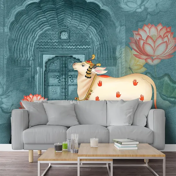 Multicolour_Premium_Cow_Artful_Wallpaper_For_Living_Room,_Bedroom_|_Self_Adhesive_Just_Peel_And_Stick_Wallppaer_For_Office_Wall_Decors_|_Flower_Wallpaper_(6X8_Feet)