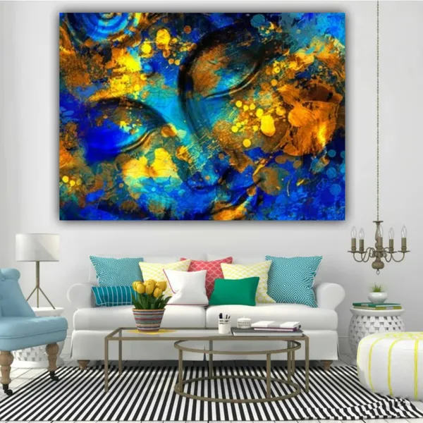 Multicolour_Beautiful_Buddha_Paintings_Abstract_Modern_Wall_Art_Decor_Canvas_Painting_For_Living_Room_|_Bedroom_|_Home_Decoration_(With_Frame)_(36_By_24_Inches_|_90_By_60_Cm)
