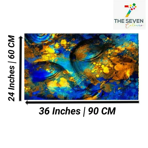 Multicolour_Beautiful_Buddha_Paintings_Abstract_Modern_Wall_Art_Decor_Canvas_Painting_For_Living_Room_|_Bedroom_|_Home_Decoration_(With_Frame)_(36_By_24_Inches_|_90_By_60_Cm)