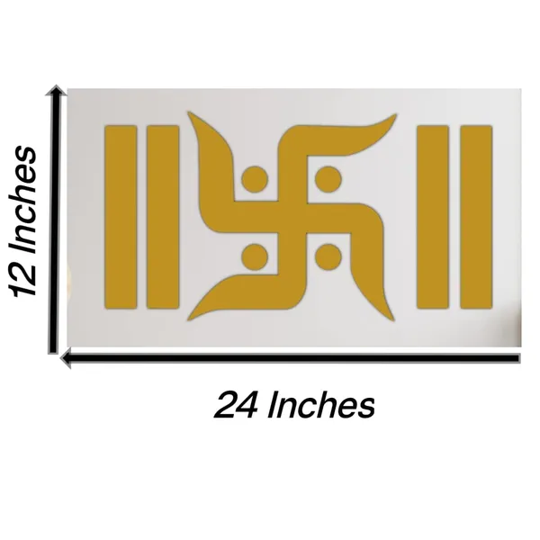 Golden_Beautiful_3D_Golden_Acrylic_Letters_Ganesha_Swastik_Sign_Self_Adhesive_Solid_Texts_For_Wall_Decors_(24_By_12_Inches)