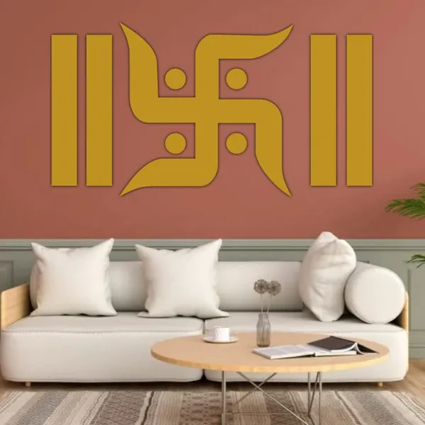 Golden_Beautiful_3D_Golden_Acrylic_Letters_Ganesha_Swastik_Sign_Self_Adhesive_Solid_Texts_For_Wall_Decors_(24_By_12_Inches)