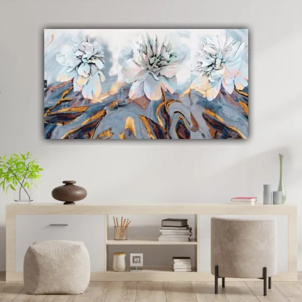Multicolour_Beautiful_Flower_Painting_Canvas_Abstract_Modern_Art_Wall_Decor_Big_Large_Size_For_Living_Room_|_Bedroom_|_Home_Decoration_(48_By_24_Inches_|_120_By_60_Cm)_(With_Frame)