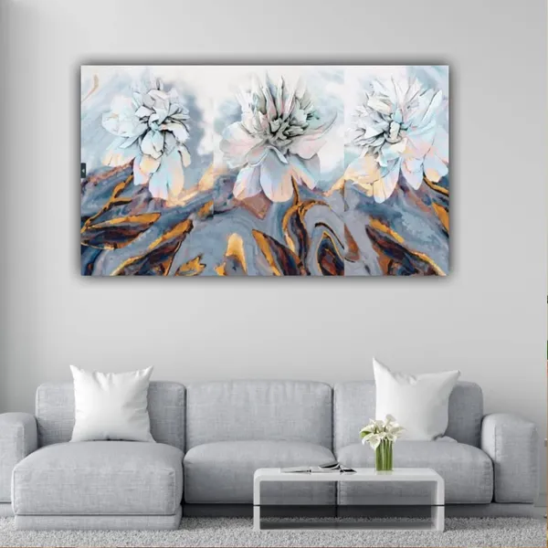 Multicolour_Beautiful_Flower_Painting_Canvas_Abstract_Modern_Art_Wall_Decor_Big_Large_Size_For_Living_Room_|_Bedroom_|_Home_Decoration_(48_By_24_Inches_|_120_By_60_Cm)_(With_Frame)