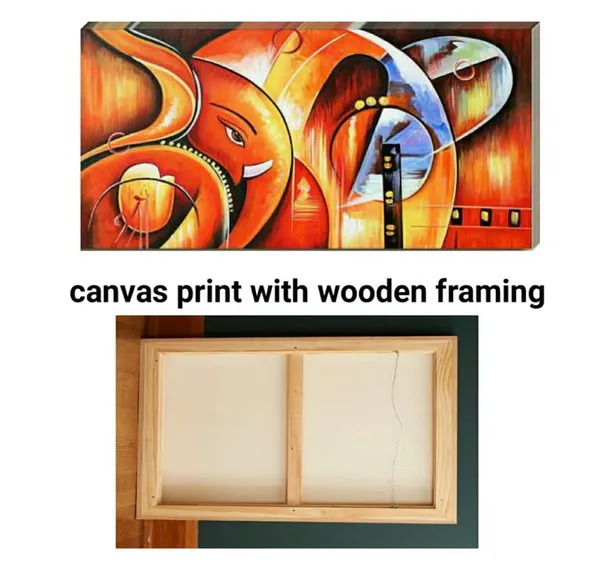 Multicolour_Beautiful_Ganesh_Jee_Painting_Canvas_Wall_Art_Painting_Frame_For_Living_Room_(With_Wooden_Framing)_(60_By_30_Inches)
