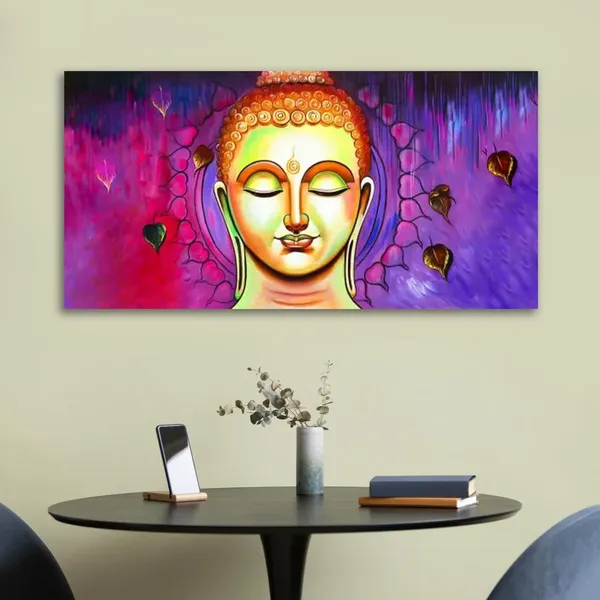 Multicolour_Lord_Buddha_Painting_Canvas_Wall_Frame_Wall_Decor,_Big_Large_Size_Canvas_Painting_With_Frame_|_Canvas_Painting_|_Meditating_Buddha_Painting_(Ready_To_Hang)_(60_By_30_Inches)
