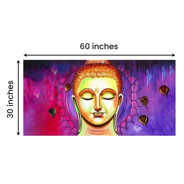 Multicolour_Lord_Buddha_Painting_Canvas_Wall_Frame_Wall_Decor,_Big_Large_Size_Canvas_Painting_With_Frame_|_Canvas_Painting_|_Meditating_Buddha_Painting_(Ready_To_Hang)_(60_By_30_Inches)