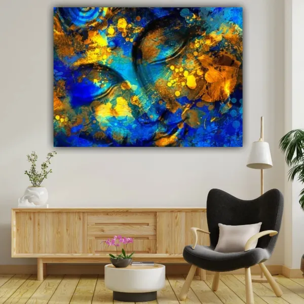 Multicolour_Beautiful_Buddha_Canvas_Paintings_Abstract_Design_Painting_Frame_For_Living_Room_(48_By_36_Inches_(With_Frame)