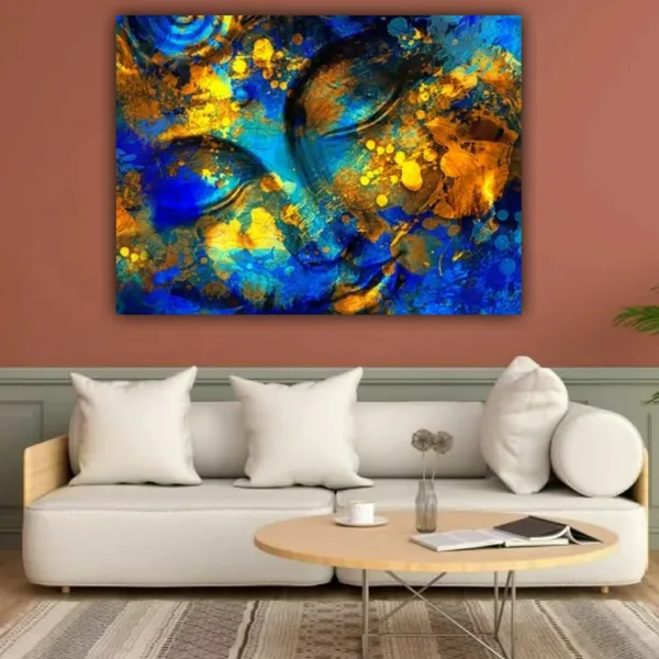 Multicolour_Beautiful_Buddha_Canvas_Paintings_Abstract_Design_Painting_Frame_For_Living_Room_(48_By_36_Inches_(With_Frame)
