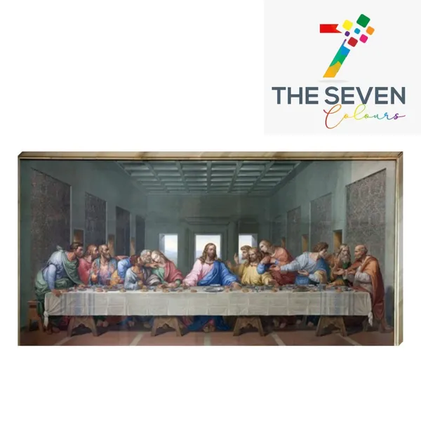 Multicolour_Beautiful_Painting_Last_Supper_Of_Jesus_Canvas_Ancient_Art_Big_Large_Size_Frame_For_Wall_Decor_|_Living_Room_|_Bedroom_(With_Frame)_(60_By_30_Inches_|_150_By_75_Cm)