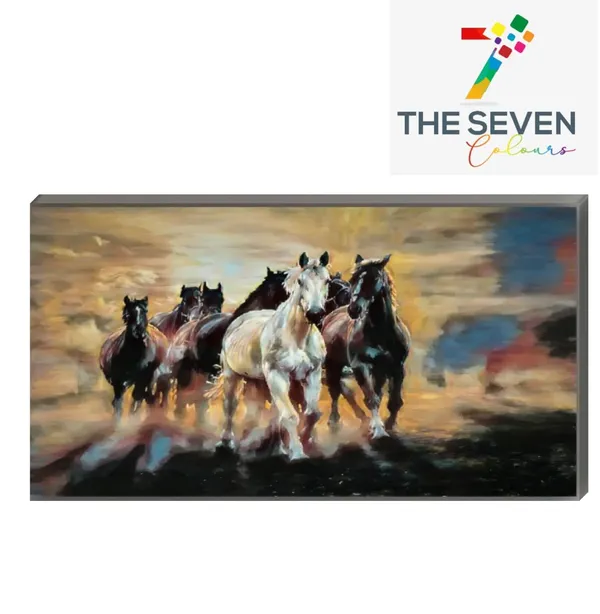 Multicolour_Beautiful_Vastu_Seven_Running_Horses_Painting_Sunrise_With_Frame_For_Living_Room_Wall_Decors_Big_Large_Size_Canvas_Painting_(48_By_24_Inches)