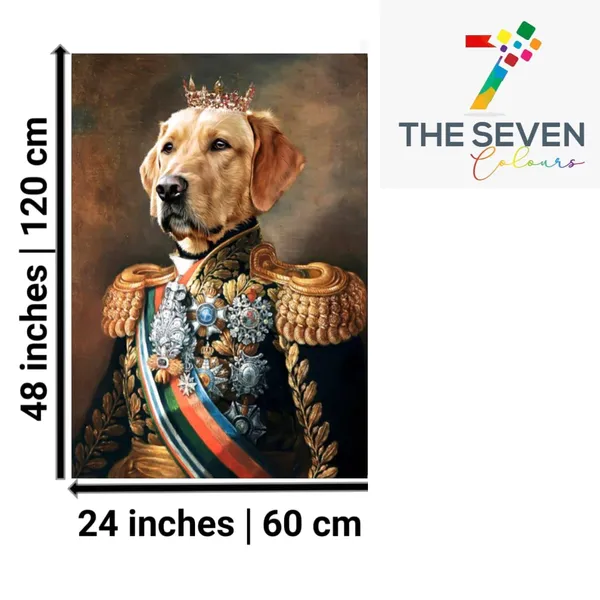 Multicolour_Abstract_Canvas_Painting_The_Dog_King_Wall_Frame_For_Living_Room_Wall_Decor,_Big_Size_Wall_Painting_Frame_|_Abstract_Canvas_Painting_|_(Ready_To_Hang)_(24_By_48_Inches)