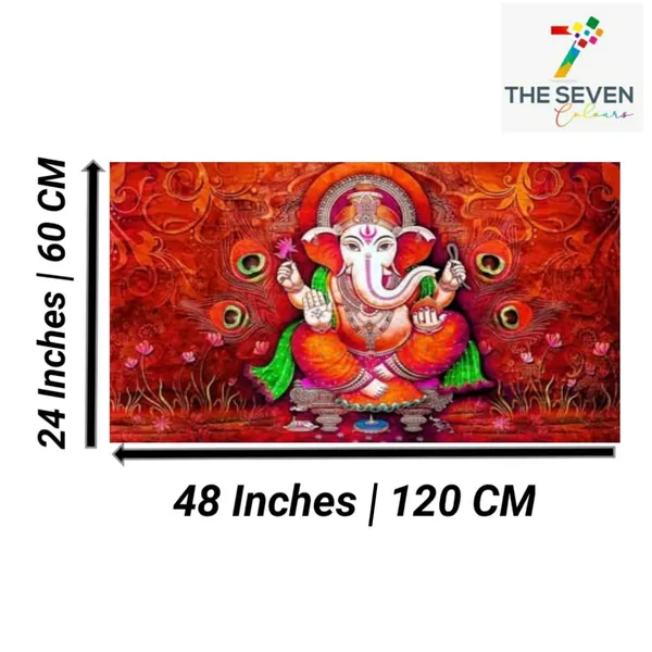 Multicolour_Beautiful_Ganesha_Paintings_Canvas_Abstract_Modern_Wall_Art_Decor_Big_Large_Size_Painting_For_Living_Room_|_Bedroom_|_Home_Decoration_(With_Frame)_(48_By_24_Inches)