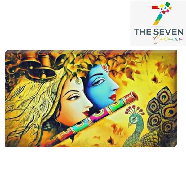 Multicolour_Beautiful_Madhubani_Radha_Krishna_Painting_With_Frame_For_Living_Room_Wall_Decor_Big_Size_Large_Photo_Home_Decoration_|_Bedroom_|_Office_Walls_(48_By_24_Inches)