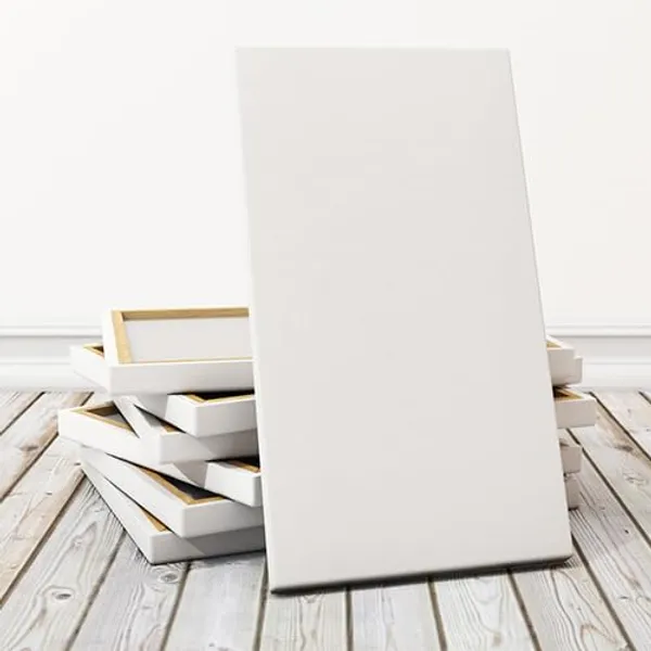 White_Canvas_Board_For_Painting_|_Blank_Canvas_Board_For_Oil_Painting,_For_Acrylic_Painting_|_Blank_Canvas_Frame_For_Painting_(With_Wooden_Frame)_(48_By_24_Inches)