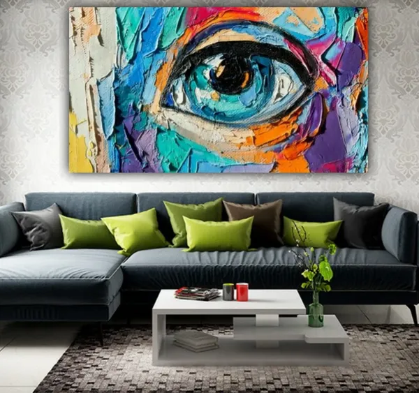 Multicolour_Canvas_Paintings_For_Living_Room_Beautiful_Eye_Abstract_Design_Wall_Art_Painting_Big_Size_For_Bedroom_(With_Frame,Multicolor)_(_48_By_24_Inches)