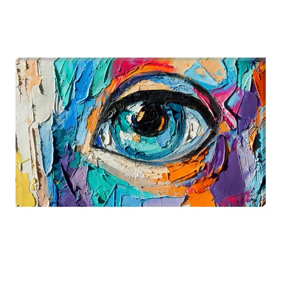 Multicolour_Canvas_Paintings_For_Living_Room_Beautiful_Eye_Abstract_Design_Wall_Art_Painting_Big_Size_For_Bedroom_(With_Frame,Multicolor)_(_48_By_24_Inches)