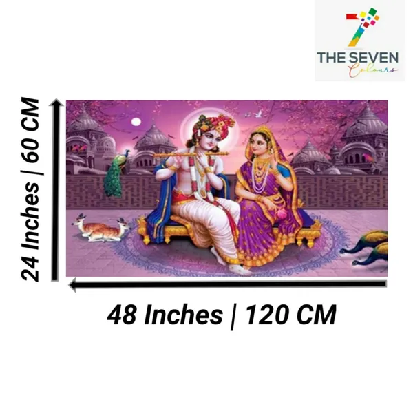 Multicolour_Beautiful_Madhubani_Radha_Krishna_Painting_With_Frame_For_Living_Room_Wall_Decor_Big_Size_Large_Photo_Home_Decoration_|_Bedroom_|_Office_Walls_(48_By_24_Inches)