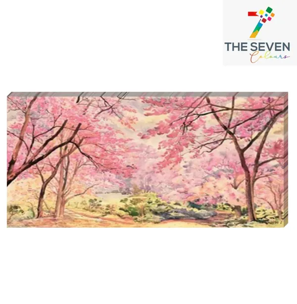 Multicolour_Beautiful_Canvas_Paintings_Landscape_Pink_Floral_Trees_Frame_Large_Size_For_Living_Room_|_Bedroom_(With_Wooden_Frame)_(60_By_30_Inches)