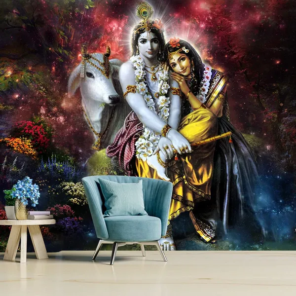 Multicolour_Radha_Krishna_Wall_Painting_Self_Adhesive_Wallpaper_Wall_Peel_And_Stick_For_Home_Decor_|_Wall_Art_|_Living_Room_(144_By_20_Inches)