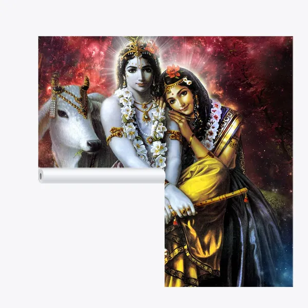 Multicolour_Radha_Krishna_Wall_Painting_Self_Adhesive_Wallpaper_Wall_Peel_And_Stick_For_Home_Decor_|_Wall_Art_|_Living_Room_(144_By_20_Inches)