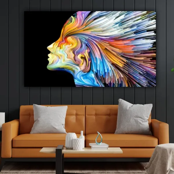 Multicolour_Beautiful_Canvas_Painting_Colours_Of_Imagination_Abstract_Modern_Art_Wall_Decor_Big_Large_Size_Paintings_For_Living_Room_(With_Frame)_(60_By_30_Inches_|_150_By_75_Cm)