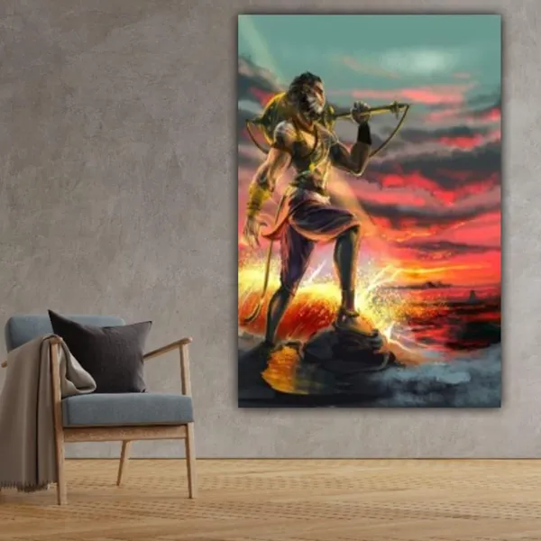 Multicolour_Lord_Hanuman_Painting_Canvas_Wall_Frame_For_Living_Room_Wall_Decors_|_Big_Large_Size_Wall_Painting_Frame_|_Canvas_Painting_|_Home_Decoration_(Ready_To_Hang)_(24_By_48_Inches)