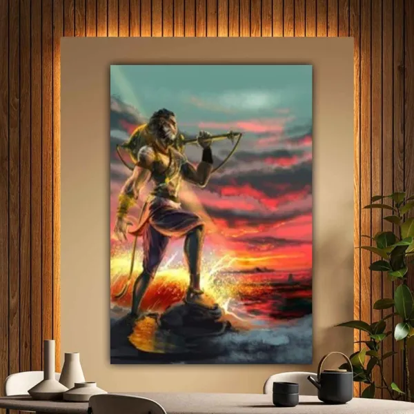 Multicolour_Lord_Hanuman_Painting_Canvas_Wall_Frame_For_Living_Room_Wall_Decors_|_Big_Large_Size_Wall_Painting_Frame_|_Canvas_Painting_|_Home_Decoration_(Ready_To_Hang)_(24_By_48_Inches)