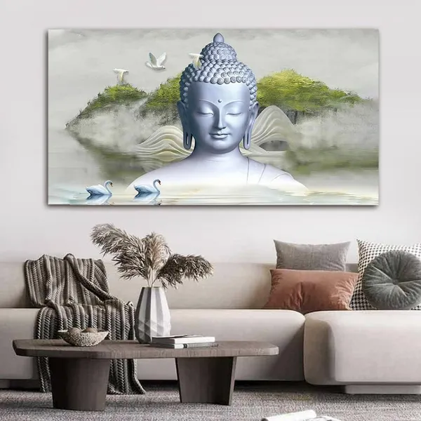 Multicolour_Lord_Buddha_Painting_Canvas_Wall_Frame_Wall_Decor,_Big_Size_Canvas_Painting_With_Frame_|_Canvas_Painting_|_Meditating_Buddha_Painting_(Ready_To_Hang)_(48_By_24_Inches)