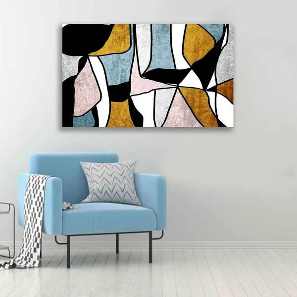 Multicolour_Abstract_Canvas_Painting_Wall_Decor_Colours_Of_Faces_|_Canvas_Painting_|_Large_Size_Painting_|_Modern_Wall_Art_(With_Frame)_(Ready_To_Hang)_(48_By_24_Inches)