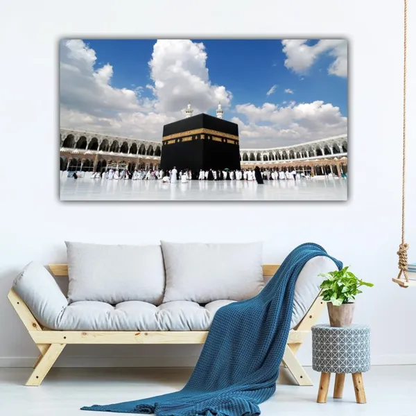 Multicolour_Canvas_Paintings_For_Living_Room_Kaaba_Mecca_Mosque_Al_Haram_Painting_Frame_|_Bedroom_|_Office_Walls_(With_Frame)_(36_By_24_Inches)