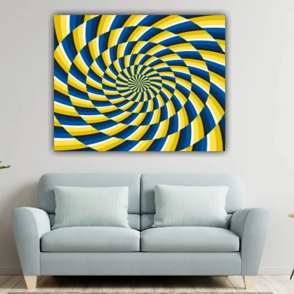 Multicolour_Beautiful_Spin_Illusion_Painting_Canvas_Abstract_Modern_Wall_Art_Decor_Frame_For_Living_Room_|_Bedroom|_Office_Walls_(With_Frame)_(24_By_24_Inches)
